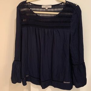 Ann Taylor Loft bell sleeve top